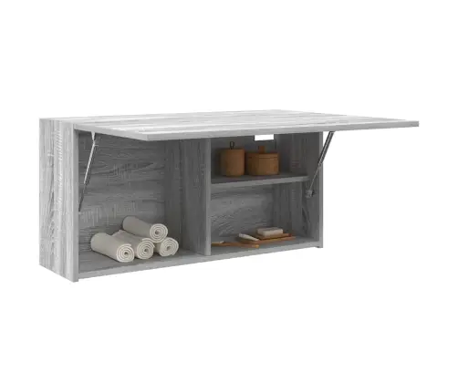 Vannasistabas Sienas Skapītis, 80X25X40 Cm, Inženierijas Koks Vidaxl