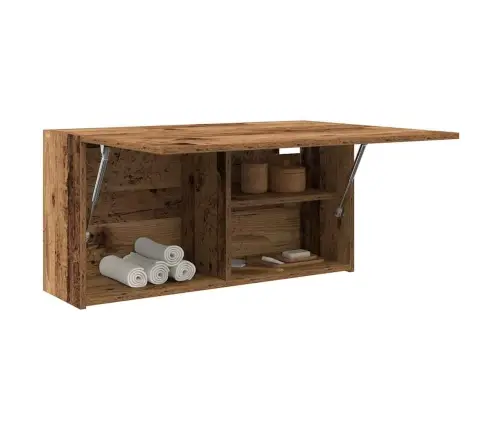 Vannasistabas Sienas Skapītis, 80X25X40 Cm, Inženierijas Koks Vidaxl