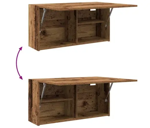 Vannasistabas Sienas Skapītis, 80X25X40 Cm, Inženierijas Koks Vidaxl