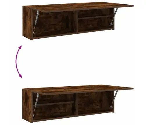 Vannasistabas Sienas Skapītis, 100X25X30 Cm, Inženierijas Koks Vidaxl