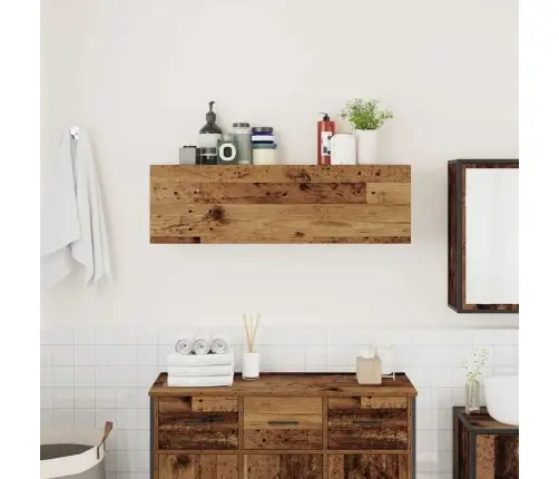 Vannasistabas Sienas Skapītis, 100X25X30 Cm, Inženierijas Koks Vidaxl