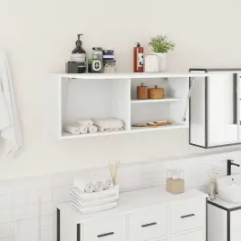 Vannasistabas Sienas Skapītis, 100X25X40 Cm, Inženierijas Koks Vidaxl