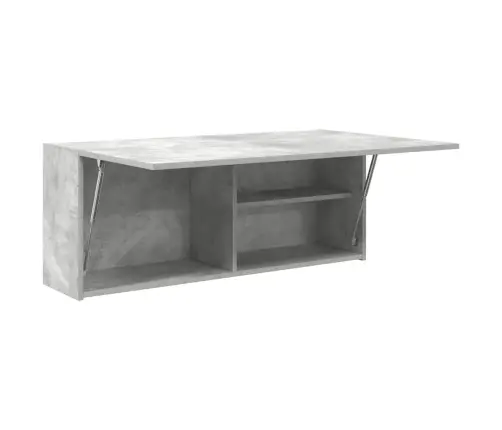 Vannitoa Seinakapp, Betoonhall, 100 X 25 X 40 cm Tehispuit