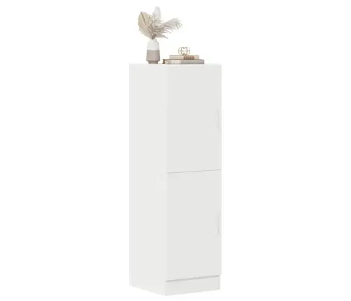Virtuves Skapītis, Balts, 38X41,5X131,5 Cm, Inženierijas Koks Vidaxl