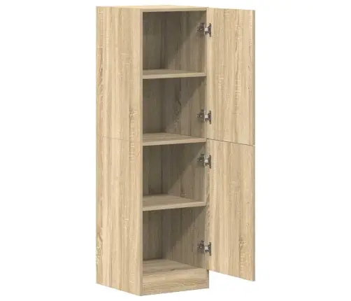 Virtuves Skapītis, Ozola, 38X41,5X131,5 Cm, Inženierijas Koks Vidaxl