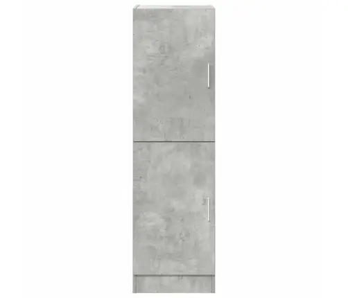 Virtuves Skapītis, Pelēks, 38X41,5X131,5 Cm, Inženierijas Koks Vidaxl