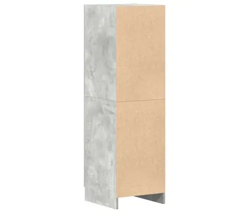 Virtuves Skapītis, Pelēks, 38X41,5X131,5 Cm, Inženierijas Koks Vidaxl