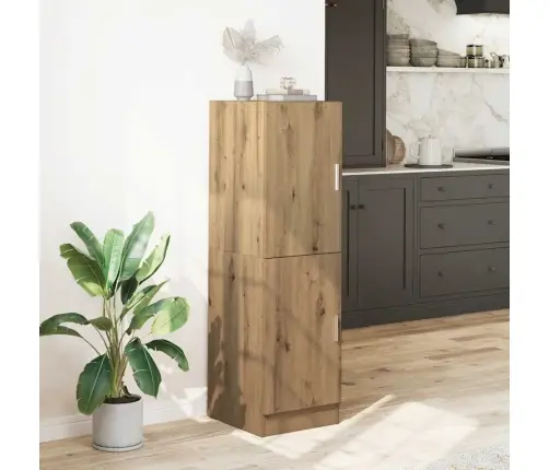 Virtuves Skapītis Koka Krāsa 38X41,5X131,5 Cm Inženierijas Koks Vidaxl