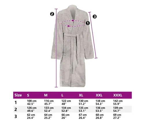 Hommikumantel Kinn Hall M Puuvill