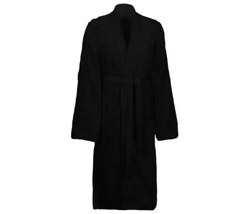 Hommikumantel Kinn Must S Puuvill