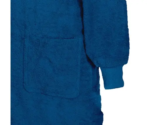 Antklodė-Džemperis Su Gobtuvu Kinn Tamsiai Mėlyna L Medvilnė
