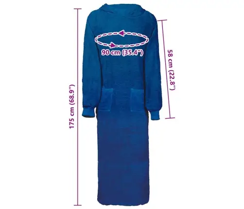 Žakete Tumši Zils Xxl Kokvilna Vidaxl