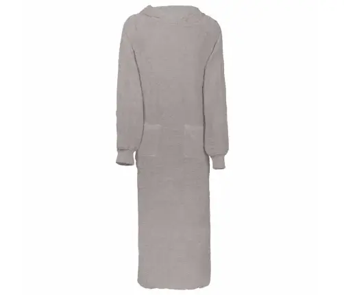 Antklodė-Džemperis Su Gobtuvu Kinn Pilka Xxl Medvilnė