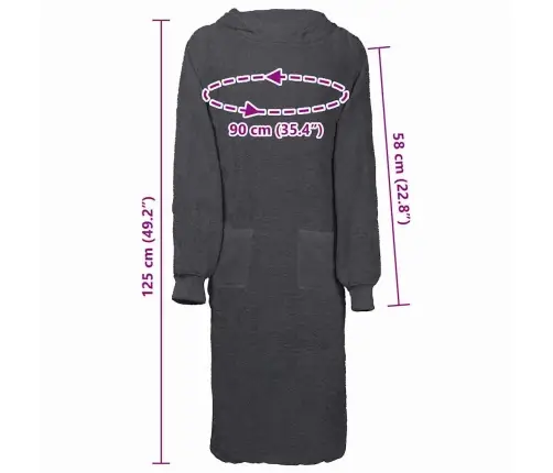 Žakete Antracīts Xl Kokvilna Vidaxl