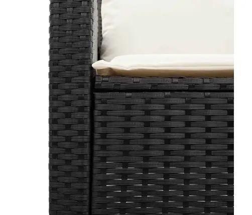 Divvietīgs Dārza Dīvāns Ar Spilveniem Un Galdu Vidaxl