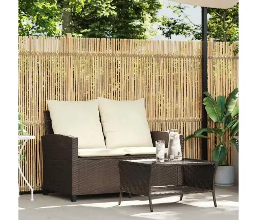 Divvietīgs Dārza Dīvāns Ar Galdiņu Un Spilveniem Pe Rotangpalma Vidaxl Divvietīgs Dārza Dīvāns Ar Galdiņu Un Spilveniem Pe Rotangpalma Vidaxl