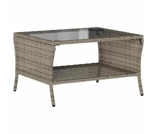 Divvietīgs Dārza Dīvāns Ar Spilveniem Un Galdu, Pelēks Vidaxl