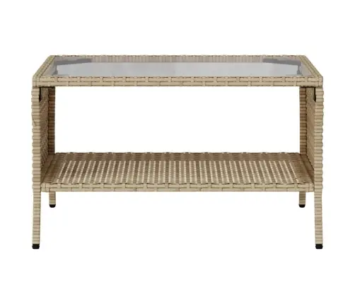 Dvivietė Sodo Sofa Su Staliuku Ir Pagalvėlėmis, Smėlio Spalvos