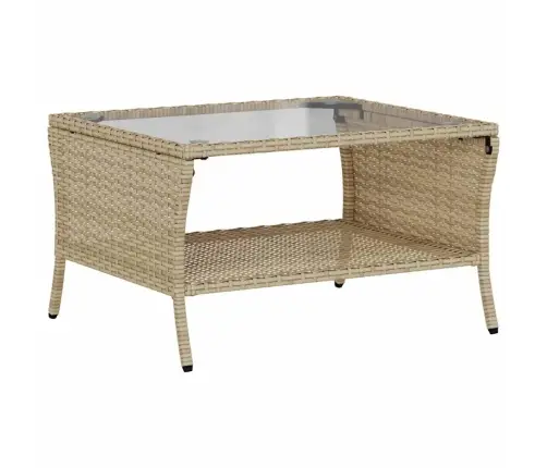 Dvivietė Sodo Sofa Su Staliuku Ir Pagalvėlėmis, Smėlio Spalvos