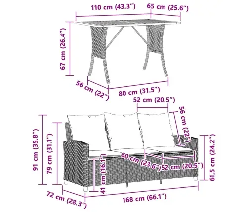 3-Kohaline Aediivan Koos Patjade Ja Lauaga Must Polürotangist