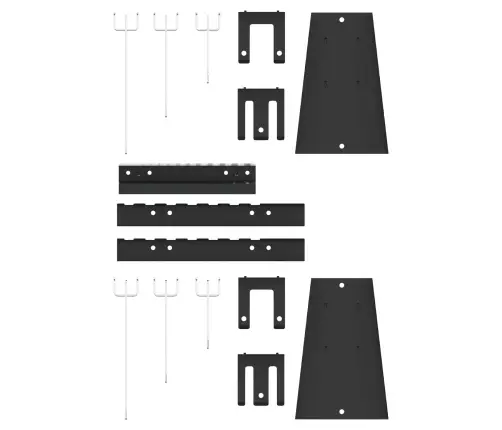 Töökapp Sahtliga Rattaga 2 Pcs Punane Ja Hall 75 X 45 X 85 Cm