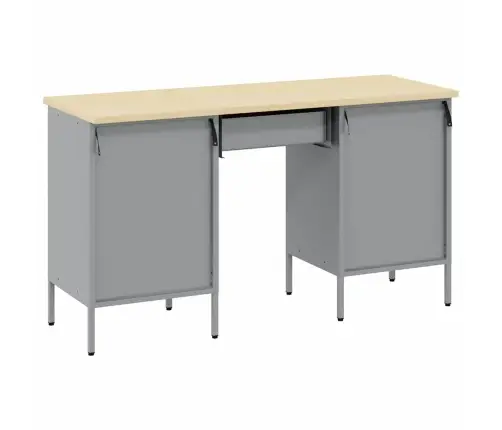 Darba Skapis Ar Atvilktni 3 Pcs Sarkana 150 X 55 X 85 Cm Vidaxl