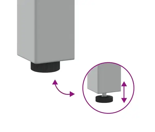 Darbagalda Komplekts Ar Atvilktni 2 Pcs Melna 200 X 55 X 85 Cm Vidaxl