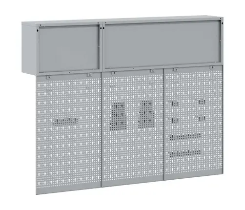 Rīku Skapju Komplekts Ar Plauktu Ar Uzglabāšanu 5 Pcs Sarkana Vidaxl