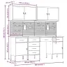 Darbagalds Ar Slēdzeni 10 Pcs Sarkana 200 X 55 X 200 Cm Tērauds Vidaxl