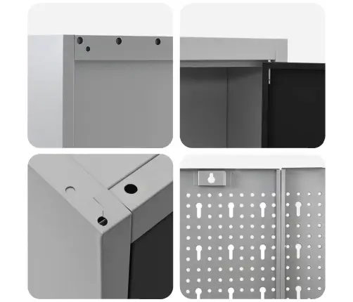 Darbagalds Ar Atvilktni 10 Pcs Melna 200 X 55 X 200 Cm Tērauds Vidaxl