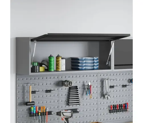 Darba Skapis Ar Atvilktni 10 Pcs Sarkana 200 X 55 X 200 Cm Vidaxl