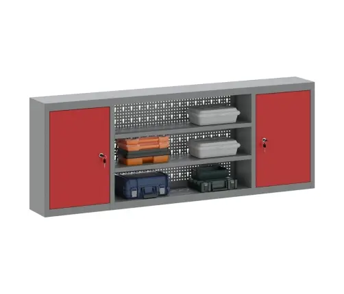 Darba Skapju Komplekts Ar Uzglabāšanu 10 Pcs Melna Vidaxl