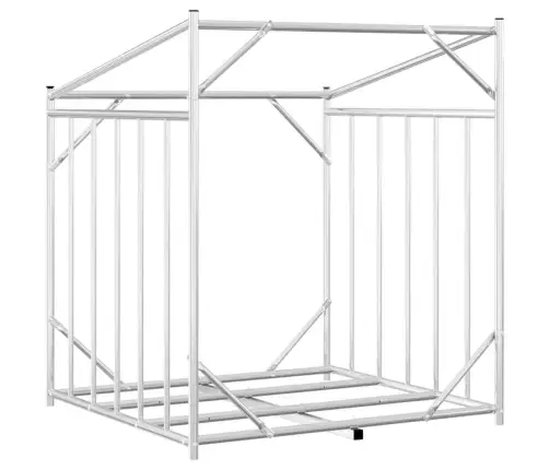 Küttepuude Riiul Vihmakattega, 100,5X100,5X110,5 Cm