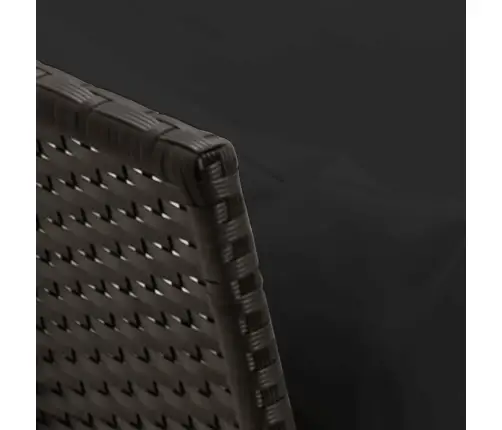 Dārza Dīvāns Ar Spilveniem, Melna Pe Rotangpalma Vidaxl