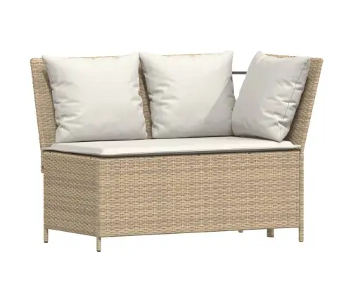 4-Osaline Aiamööbli Komplekt Patjadega, Beež, Polürotang