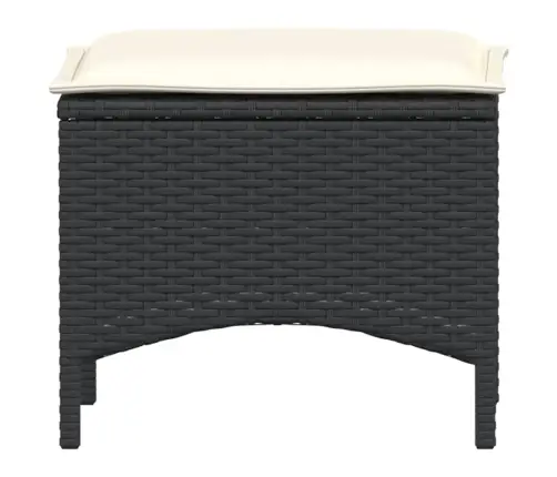 3-Daļīgs Dārza Mēbeļu Komplekts, Matrači, Pe Rotangpalma Vidaxl