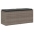 Sodo Suolas Su Pagalvėlė Pilka 110X40X44 Cm Polietileno Rotango