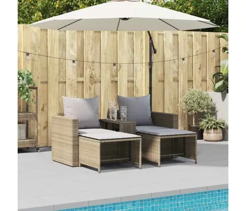 5Daļīgs Dārza Dīvānu Komplekts Ar Spilveniem Vidaxl