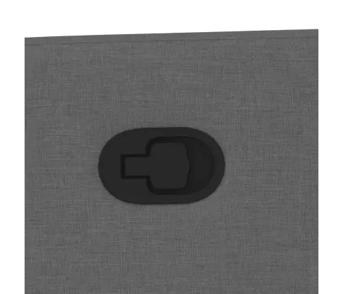 Atpūtas Krēsls, Atgāžams, Tumši Pelēks Audums Vidaxl