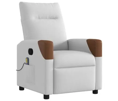 Massage Recliner Tool Cloud Grey Fabric