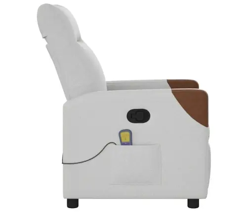 Massage Recliner Tool Cloud Grey Fabric