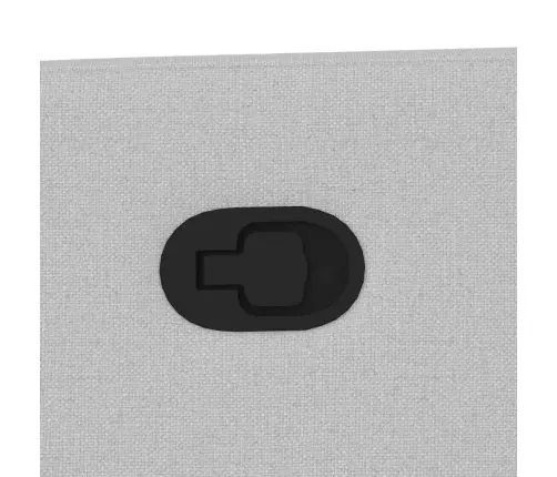 Massage Recliner Tool Cloud Grey Fabric