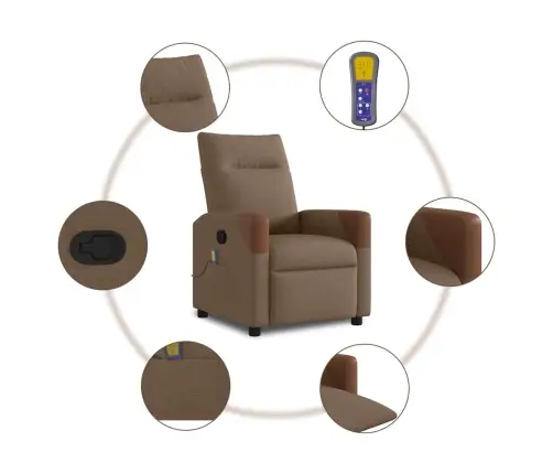 Massaažitool, Pruun, Kangas