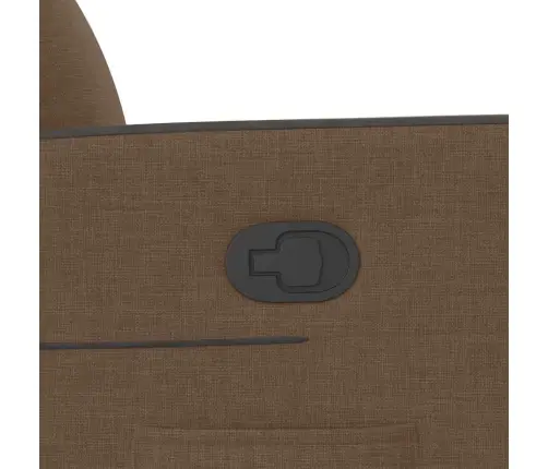 Atpūtas Krēsls, Atgāžams, Brūns Audums Vidaxl