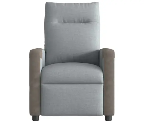 Atpūtas Krēsls, Atgāžams, Gaiši Pelēks Audums Vidaxl Atpūtas Krēsls, Atgāžams, Gaiši Pelēks Audums Vidaxl
