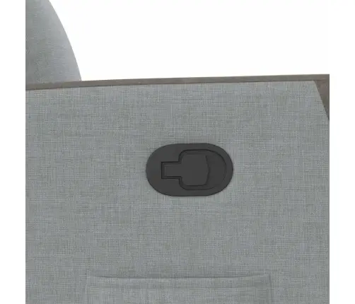 Atpūtas Krēsls, Atgāžams, Gaiši Pelēks Audums Vidaxl Atpūtas Krēsls, Atgāžams, Gaiši Pelēks Audums Vidaxl