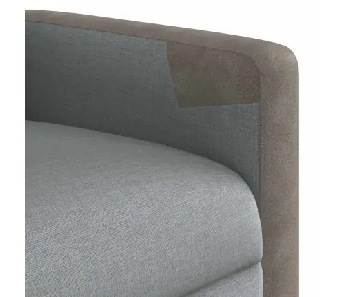 Atpūtas Krēsls, Atgāžams, Gaiši Pelēks Audums Vidaxl Atpūtas Krēsls, Atgāžams, Gaiši Pelēks Audums Vidaxl