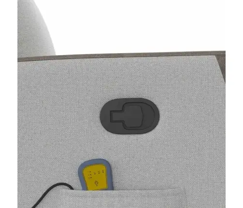 Masāžas Krēsls, Mākonis Pelēks Audums Vidaxl