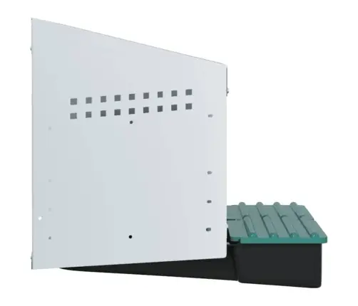 Vistu Ligzdas Kaste, 2 Nodalījumi, Pie Sienas Stiprināma, Cinkots Tērauds Vidaxl