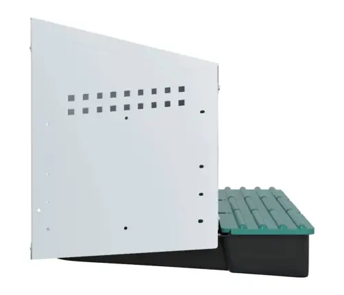 Vistu Ligzdas Kaste, 3 Nodalījumi, Pie Sienas Stiprināma, Cinkots Tērauds Vidaxl